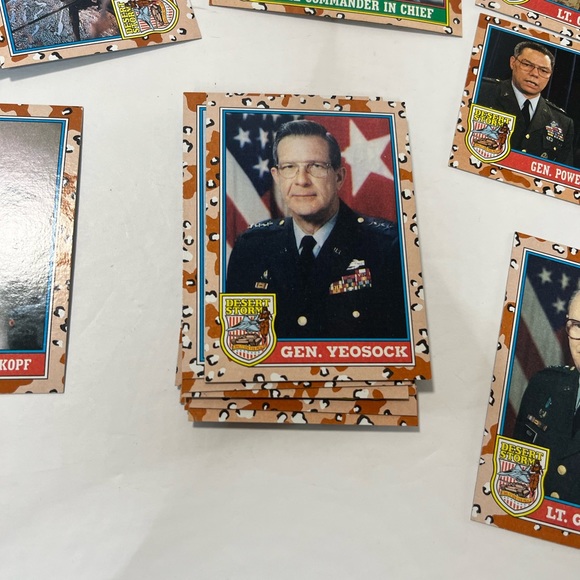 4/$25 Set of 85 Desert Storm Military Army Trading Collector Cards - Picture 2 of 9